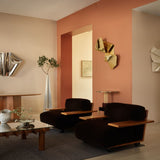 Sold | Origami Folded Brass Wall Sculpture CM795 by Clementine Machonachie