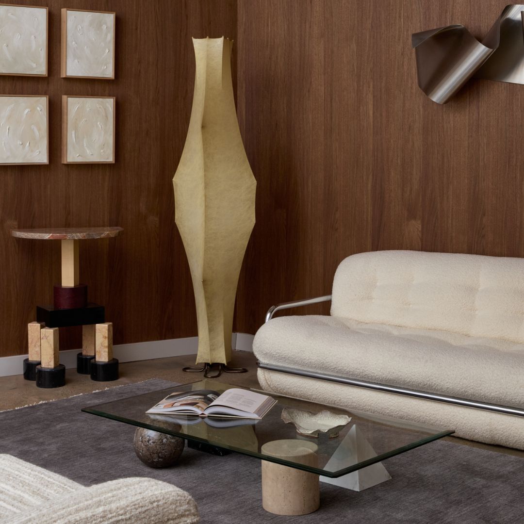 イタリア　オブジェ　作家物　Elli Malevolti ブロンズ　インテリア Metafora Coffee Table by Lella & Massimo Vignelli for Casigliani