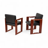 Four Scarpa Dining Chairs, B&B Italia, 1970s