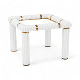 Hollywood Regency Style Side Table, Tommaso Barbi, 1970s