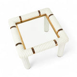 Hollywood Regency Style Side Table, Tommaso Barbi, 1970s