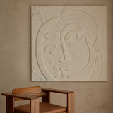 Fresco 4 Plaster Artwork by Thibault Perrigne