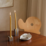 Small Candle Block in Aluminium by Ashley Corbett-Smith
