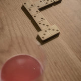 Back In Stock | Domino Set in Solid Brass & Walnut by Ashley Corbett-Smith.