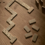 Back In Stock | Domino Set in Solid Brass & Walnut by Ashley Corbett-Smith.