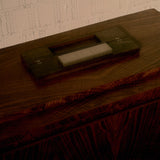 Back In Stock | Domino Set in Solid Brass & Walnut by Ashley Corbett-Smith.