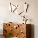 Painted Aluminium Wabi Sabi Wall Sculpture CM836 by Clementine Maconachie