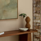 Sold | Fluted White Ceramic Bowl by Tee McManus