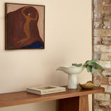Fluted Ceramic Beige Dish by Tee McManus