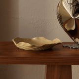 Fluted Beige Ceramic Bowl by Tee McManus
