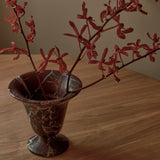 Bell Vase in Rosso Levanto by Black Blaze