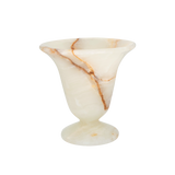 Bell Vase in White Onyx by Black Blaze