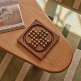 Solitaire in Brass & American Walnut by Ashley Corbett-Smith