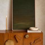 Halo Travertine Tray by Black Blaze