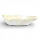 Sold | Fluted White Ceramic Bowl by Tee McManus