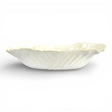 Sold | Fluted White Ceramic Bowl by Tee McManus