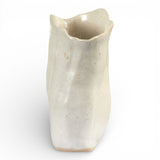Sold | White Pleated Midi Vase by Tee McManus