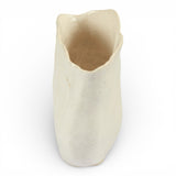 Sold | White Pleated Midi Vase by Tee McManus