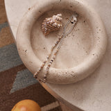 Halo Travertine Tray by Black Blaze