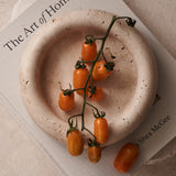 Halo Travertine Tray by Black Blaze