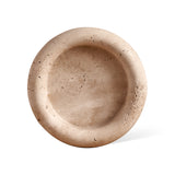 Halo Travertine Tray by Black Blaze