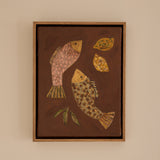 Fish With Lemons Original Artwork by Brittany Ferns