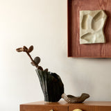 Wakame Dark Green Tall Ceramic Vase by Tee McManus
