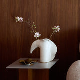 White Leif Vase by Tee McManus