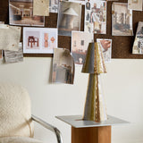 Stellar Lamp in Lilac & Mustard by Tantri Mustika