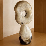 Jean Raku Ceramic Sculpture #1 by Tess Miller