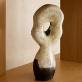 Jean Raku Ceramic Sculpture #1 by Tess Miller