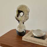 Jean Raku Ceramic Sculpture #1 by Tess Miller