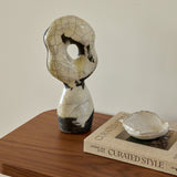 Jean Raku Ceramic Sculpture #1 by Tess Miller