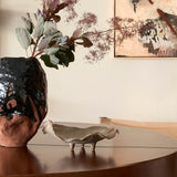 Sold | Mushroom Footed Dish by Tee McManus