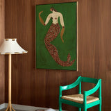 Siren in Green 2 Original Artwork by Brittany Ferns