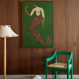 Siren in Green 2 Original Artwork by Brittany Ferns