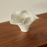 Sakura White Ceramic Bowl by Tee McManus