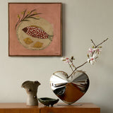 Fish Plate in Pink Original Artwork by Brittany Ferns