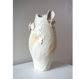Whispers of the Reef Ceramic Vase by Michelle Samaras