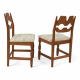 Sold | Four Razor Blade Dining Chairs by Henning Kjærnulf, Danish, 1960s
