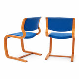 Four Danish dining chairs, Thygesen and Sørensen, 1970s-80s