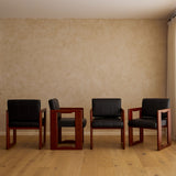 Four Scarpa Dining Chairs, B&B Italia, 1970s