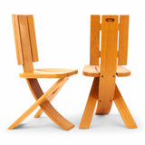 Four Seltz Dining Chairs, 1970s, French