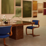 10-12-seat Burlwood Table