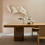 10-12-seat Burlwood Table