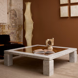 Arabescato Marble Coffee Table