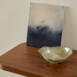 Sage Footed Bowl by Tee McManus